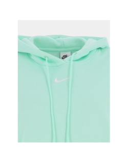 Sweat à capuche phoenix fleece vert d'eau femme - Nike