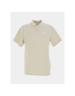 Polo en piqué de coton club beige homme - Nike