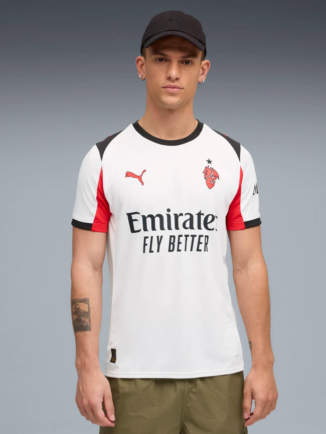 Maillot de football extérieur 25/26 ac milan blanc homme - Puma