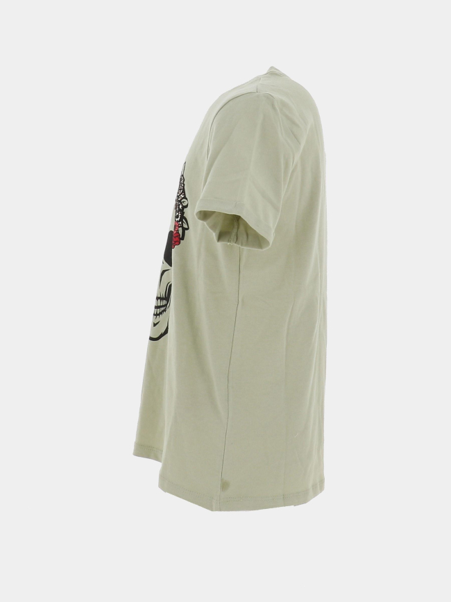 T-shirt à manches courtes kogemma skull kaki fille - Only