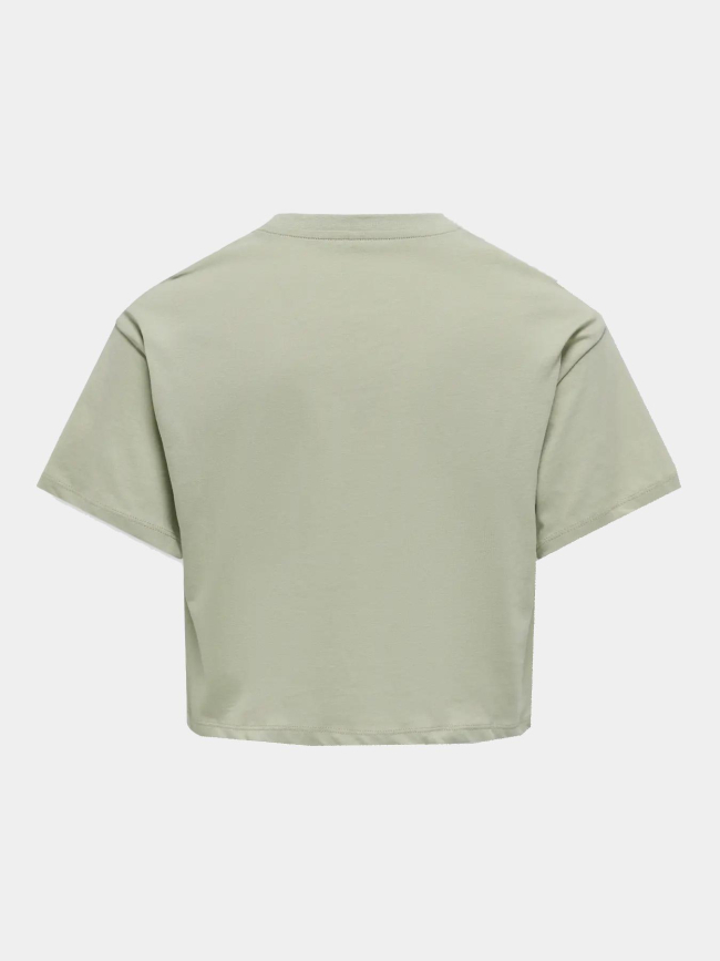 T-shirt à manches courtes kogvilla vert fille - Only