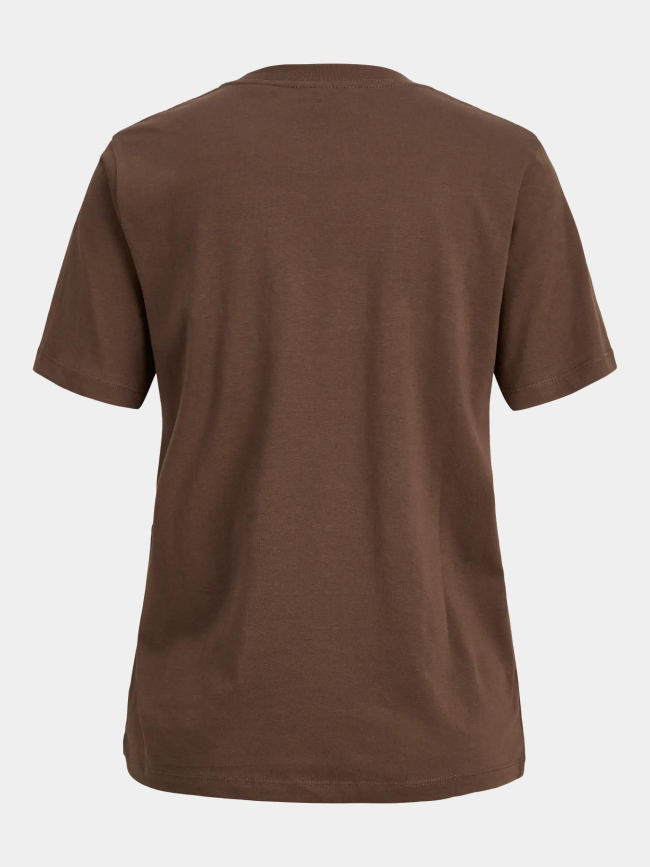 T-shirt jxmerle palm springs marron femme - JJXX