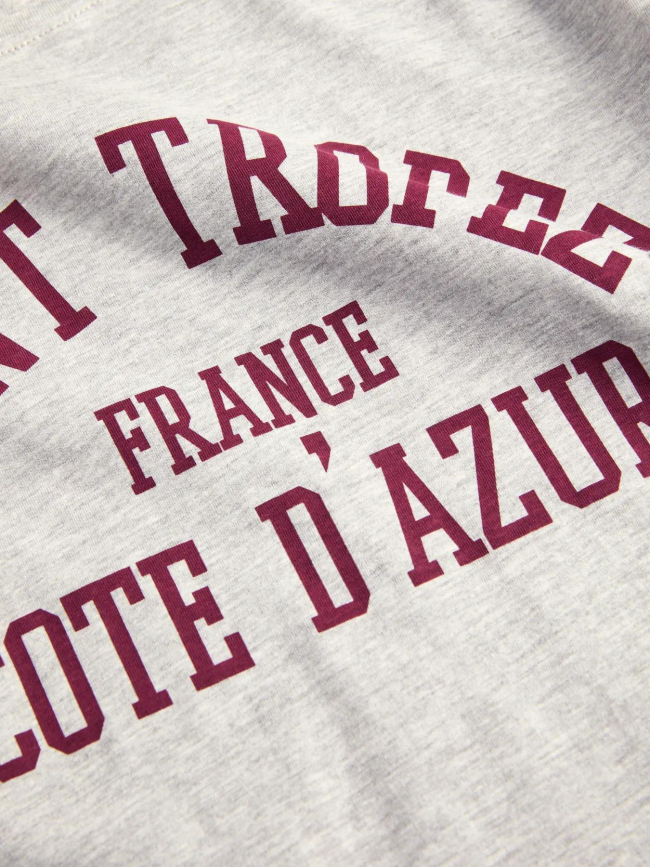 T-shirt jxmerle st tropez gris femme - JJXX