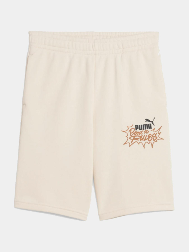 Short en molleton mid90s  beige enfant - Puma