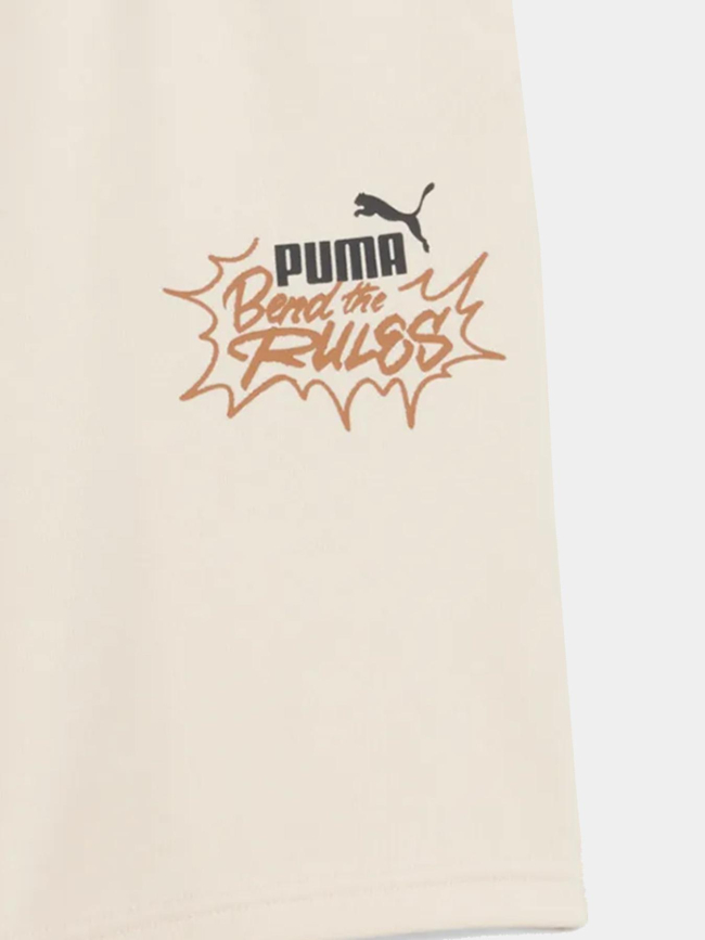 Short en molleton mid90s  beige enfant - Puma