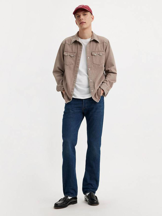 Jean 501 original bleu marine homme - Levi's