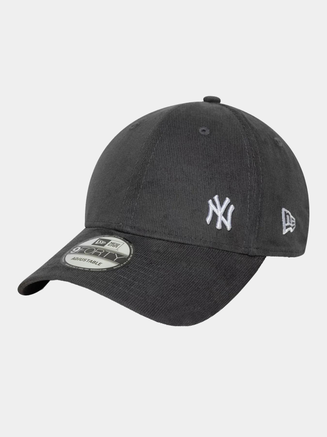 Casquette 9forty cord ny yankees flawless gris adulte - New Era