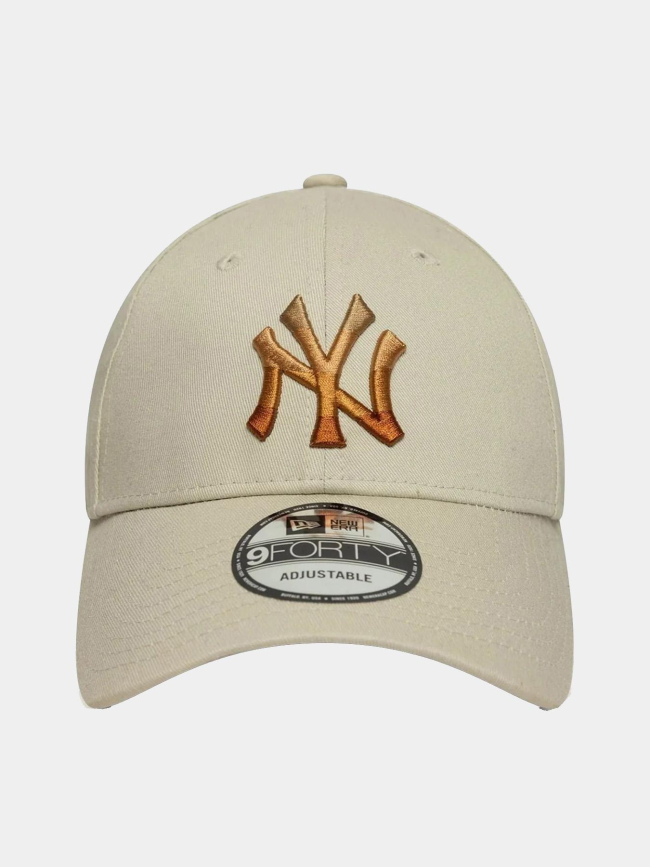 Casquette 9forty ny yankees ombre infill beige adulte - New Era