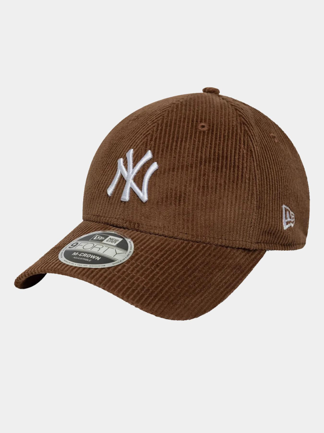 Casquette 9forty m-crown ny yankees marron adulte - New Era