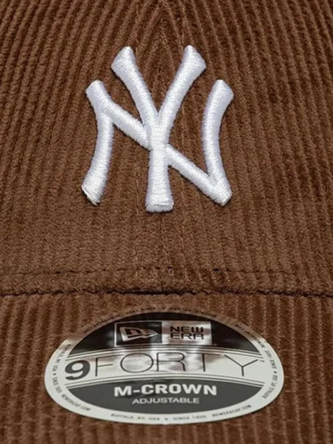 Casquette 9forty m-crown ny yankees marron adulte - New Era