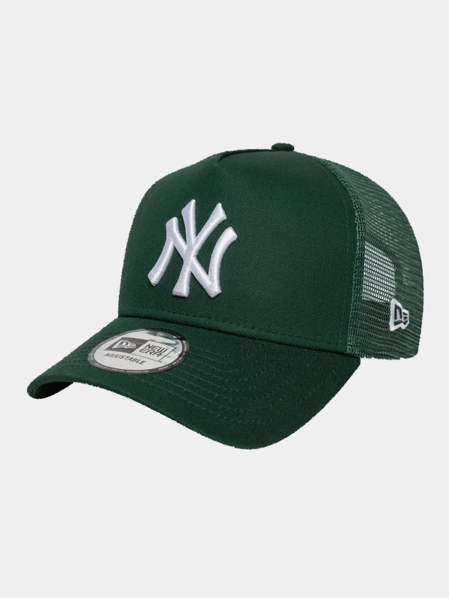 Casquette 9forty a-frame trucker ny yankees league essential vert adulte - New Era