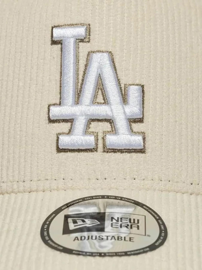 Casquette 9forty la dodgers a-frame trucker cord blanc adulte - New Era