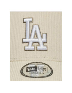 Casquette 9forty la dodgers a-frame trucker cord blanc adulte - New Era