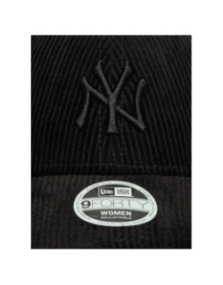 Casquette 9forty cord ny yankees noir femme - New Era
