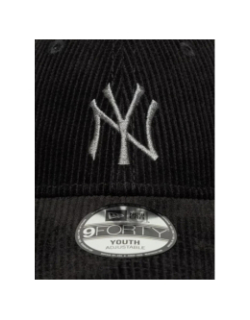 Casquette 9forty cord ny yankees noir enfant - New Era
