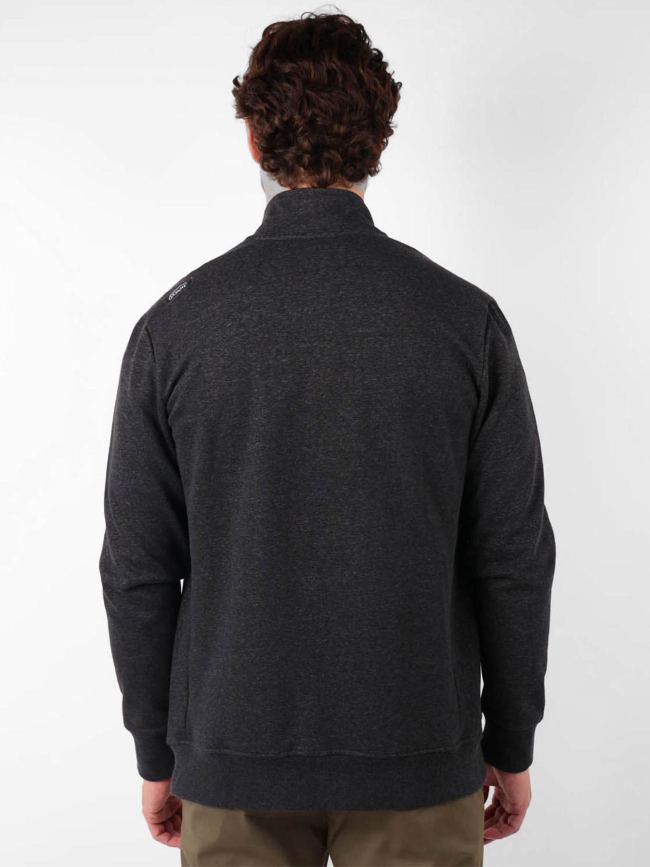 Sweat zippé chiné sakop gris homme - Oxbow
