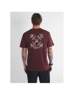 T-shirt à manches courtes tagtan bordeux homme - Oxbow