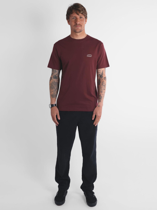 T-shirt à manches courtes tagtan bordeux homme - Oxbow