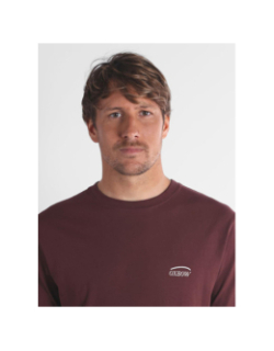 T-shirt à manches courtes tagtan bordeux homme - Oxbow