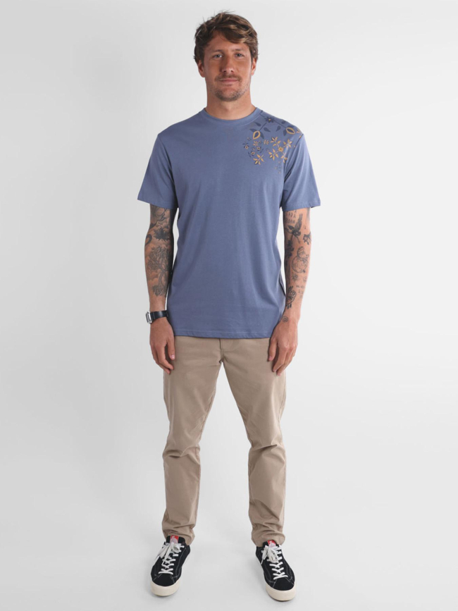 T-shirt à manches courtes tasta bleu homme - Oxbow