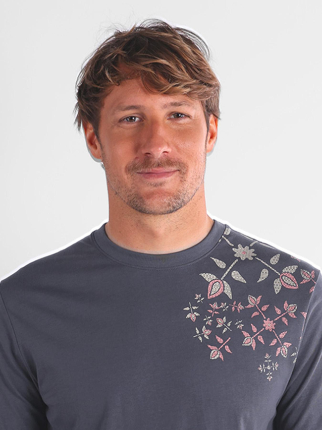 T-shirt à manches courtes tasta anthracite homme - Oxbow