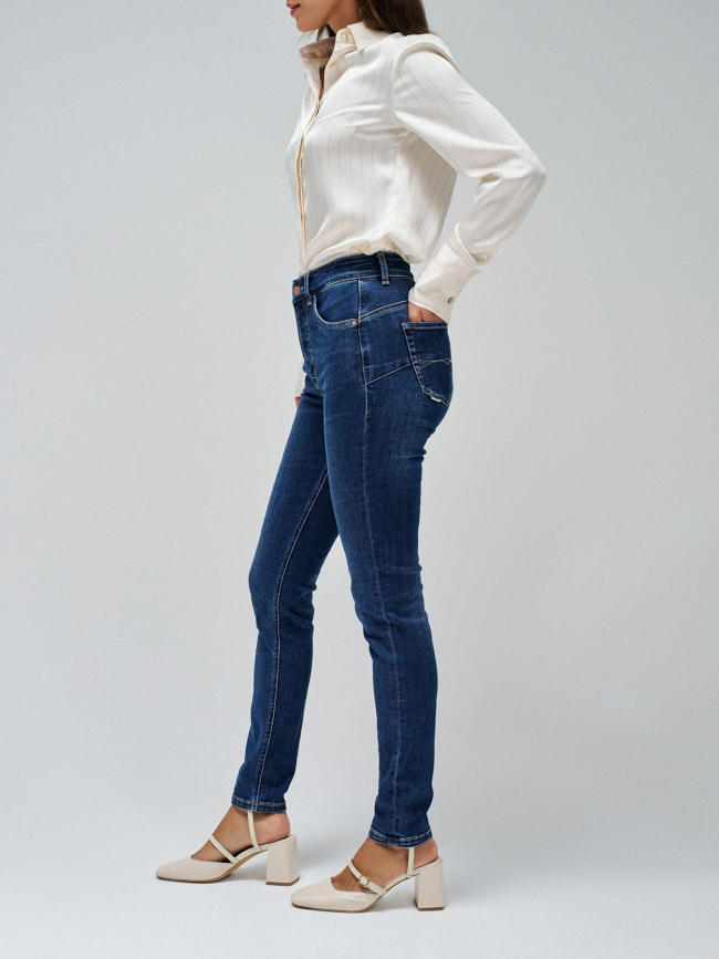 Jean push in skinny faith bleu femme - Salsa