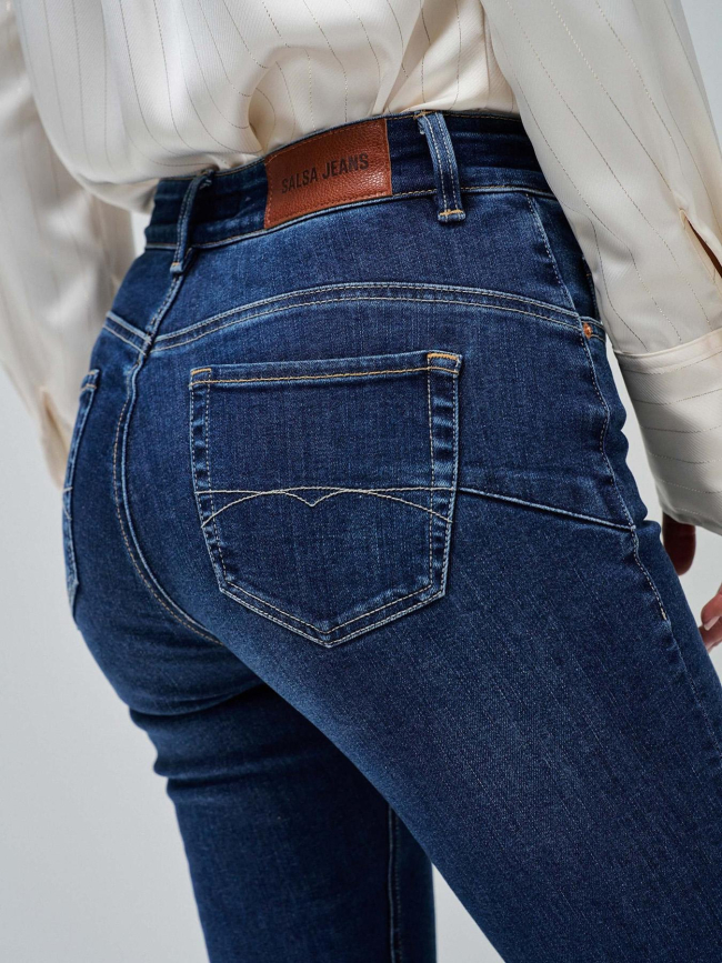 Jean push in skinny faith bleu femme - Salsa