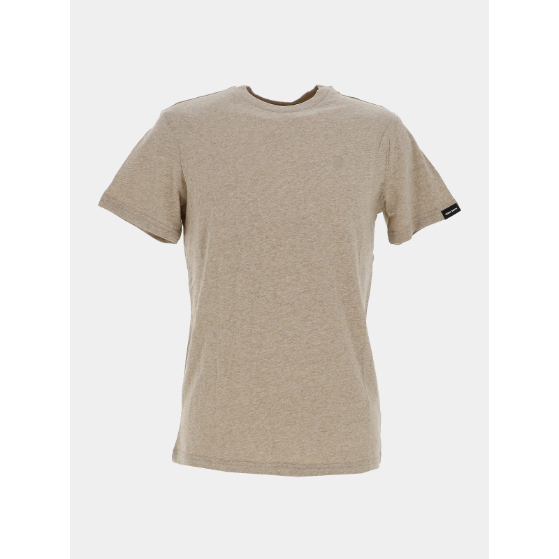 T-shirt à manches courtes chiné t-narvik beige homme - Teddy Smith