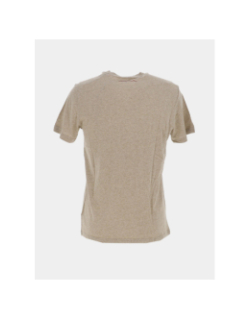 T-shirt à manches courtes chiné t-narvik beige homme - Teddy Smith