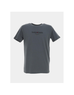 T-shirt à manches courtes t-jim anthracite homme - Teddy Smith