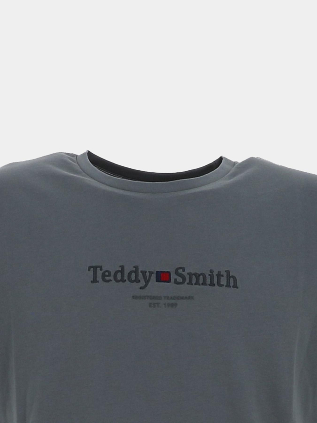 T-shirt à manches courtes t-jim anthracite homme - Teddy Smith