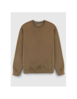 Sweat à col rond nark marron homme - Teddy Smith