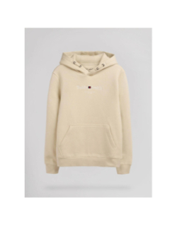 Sweat à capuche s-jim beige homme - Teddy Smith