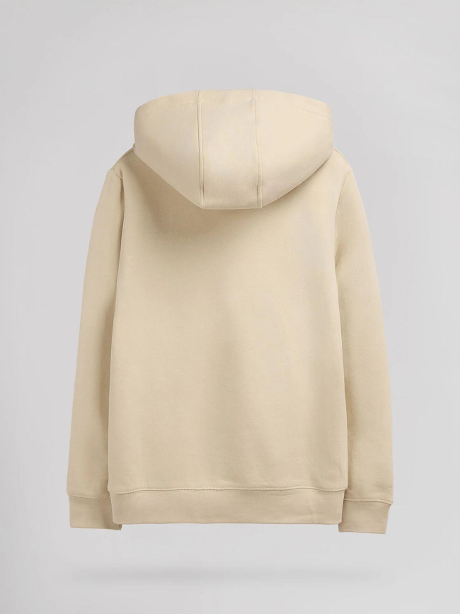 Sweat à capuche s-jim beige homme - Teddy Smith