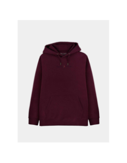Sweat à capuche s-jim bordeaux homme - Teddy Smith