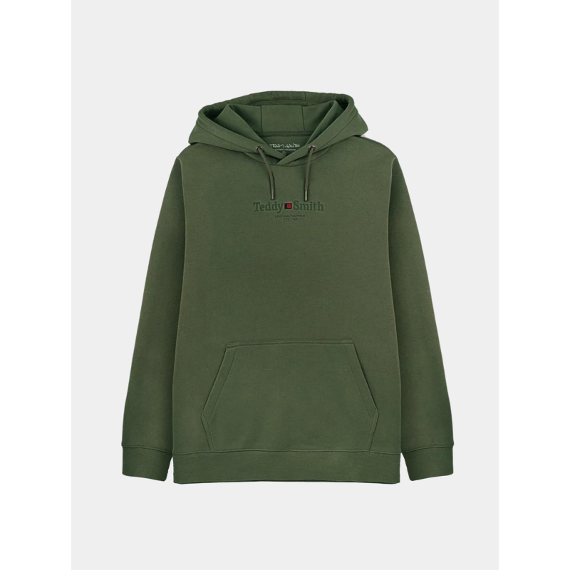 Sweat à capuche s-jim kaki homme - Teddy Smith