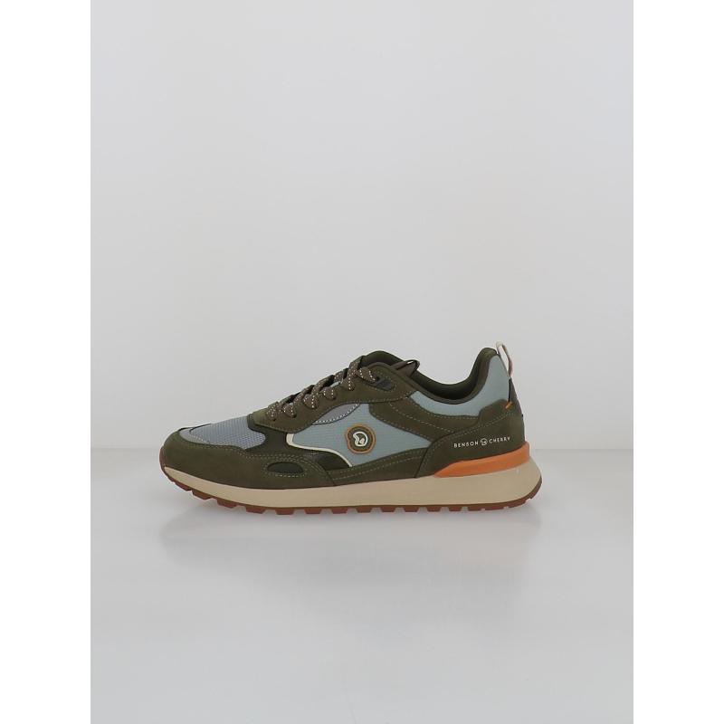 Baskets dielle kaki homme - Benson & Cherry