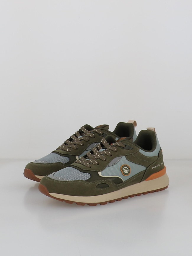 Baskets dielle kaki homme - Benson & Cherry