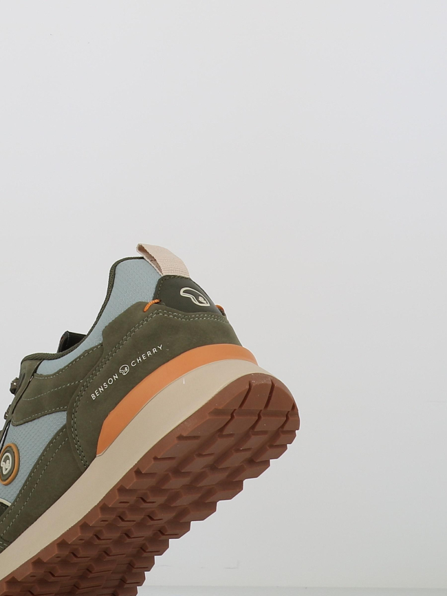 Baskets dielle kaki homme - Benson & Cherry