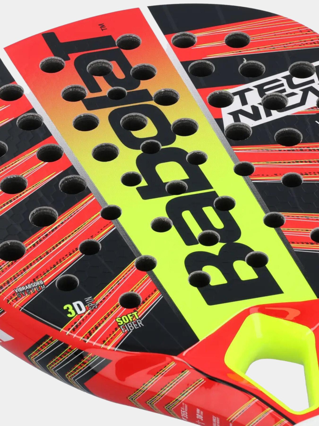 Raquette de padel technical virtuo rouge et fluo - Babolat