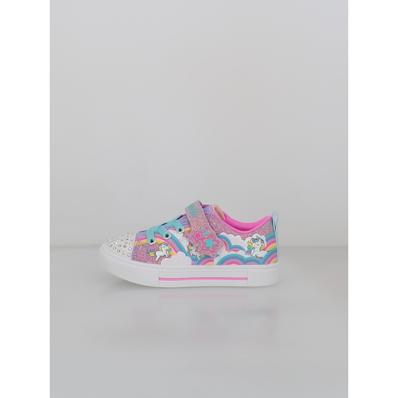Baskets lumineuses twinkle toes sparks multicolore bébé - Skechers
