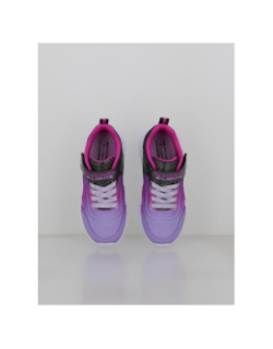 Baskets lumineuses sola glow fille violet et noir fille - Skechers
