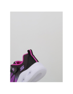 Baskets lumineuses sola glow fille violet et noir fille - Skechers
