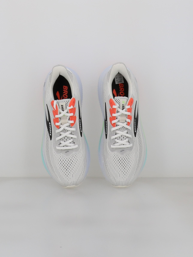 Chaussures de running ghost 17 blanc homme - Brooks