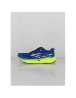 Chaussures de trail cascadia 19 bleu jaune homme - Brooks