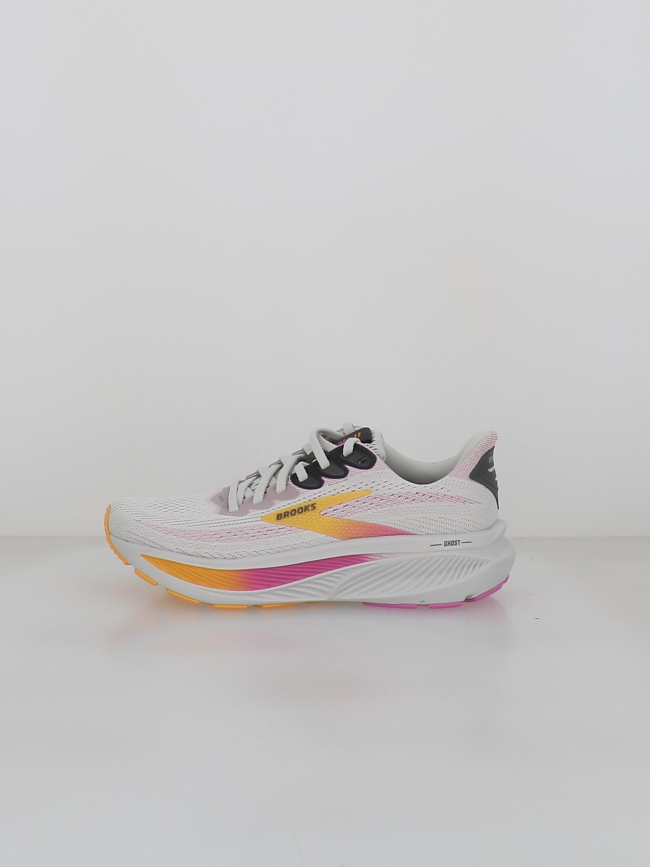 Chaussures de running ghost 17 gris rose femme - Brooks