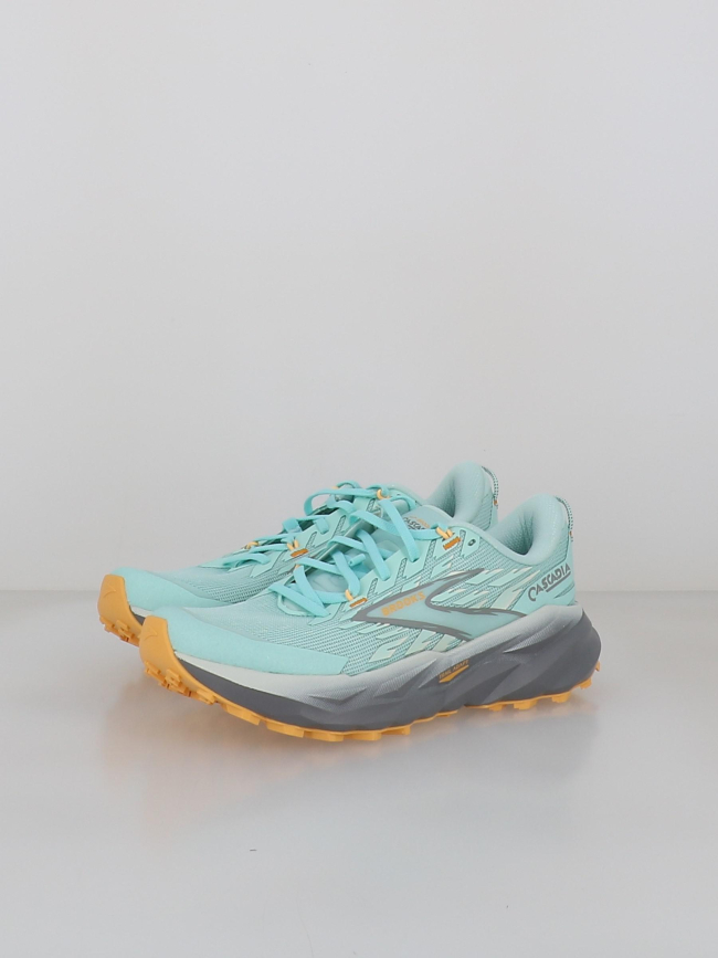 Chaussures de trail cascadia 19 bleu femme - Brooks