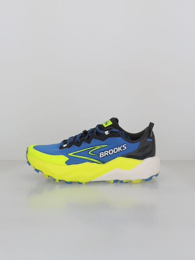 Chaussures de trail caldera 8 bleu noir jaune homme - Brooks