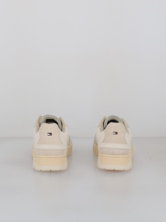 Baskets en cuir bi-matière better blanc homme - Tommy Hilfiger