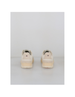Baskets en cuir bi-matière better blanc homme - Tommy Hilfiger